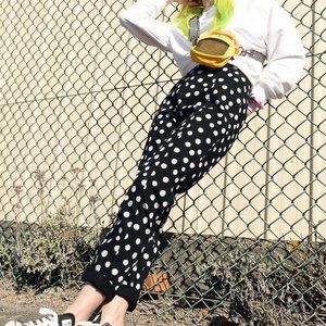 Lucy & Yak Camden Trousers in Polka Dot W36/L30